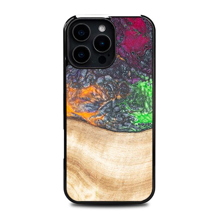 iPhone 16 Pro Max Handyhülle aus Harz und Holz - Synergy#F6