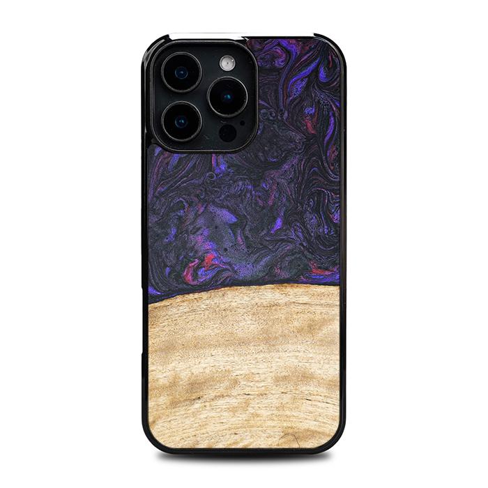 iPhone 16 Pro Max Handyhülle aus Harz und Holz - Synergy#F7