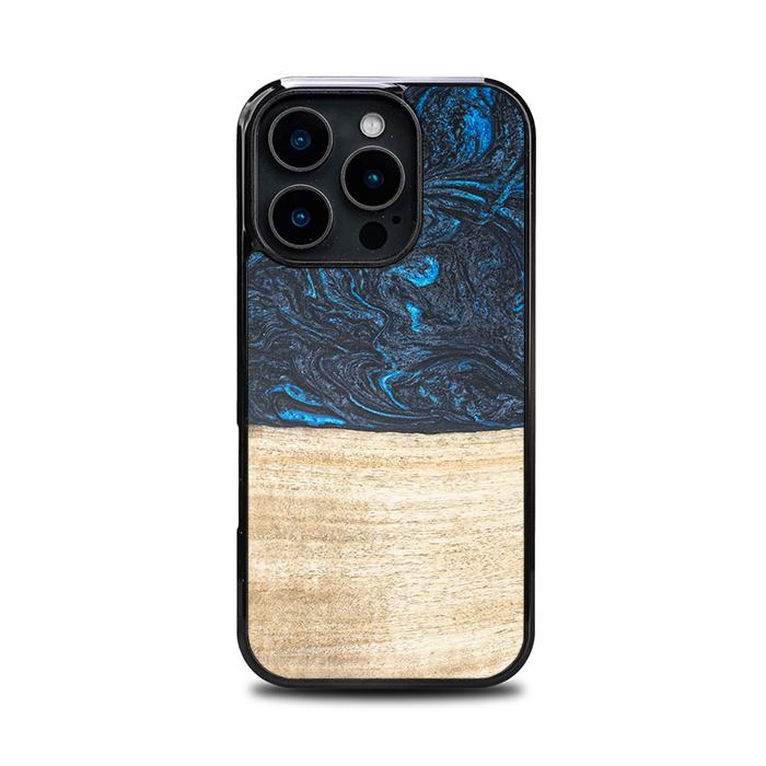 iPhone 16 Pro Handyhülle aus Harz und Holz - Synergy#F19