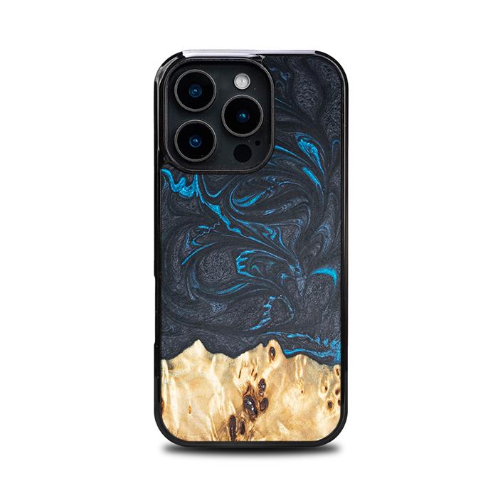 iPhone 16 Pro Handyhülle aus Harz und Holz - Synergy#F21