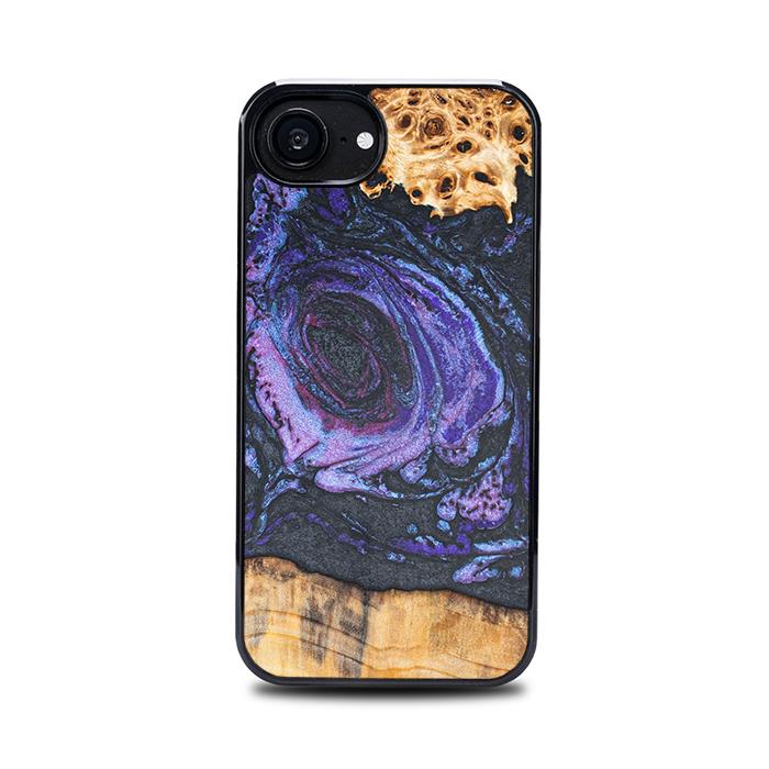 iPhone 16e Handyhülle aus Harz und Holz - Synergy#F24