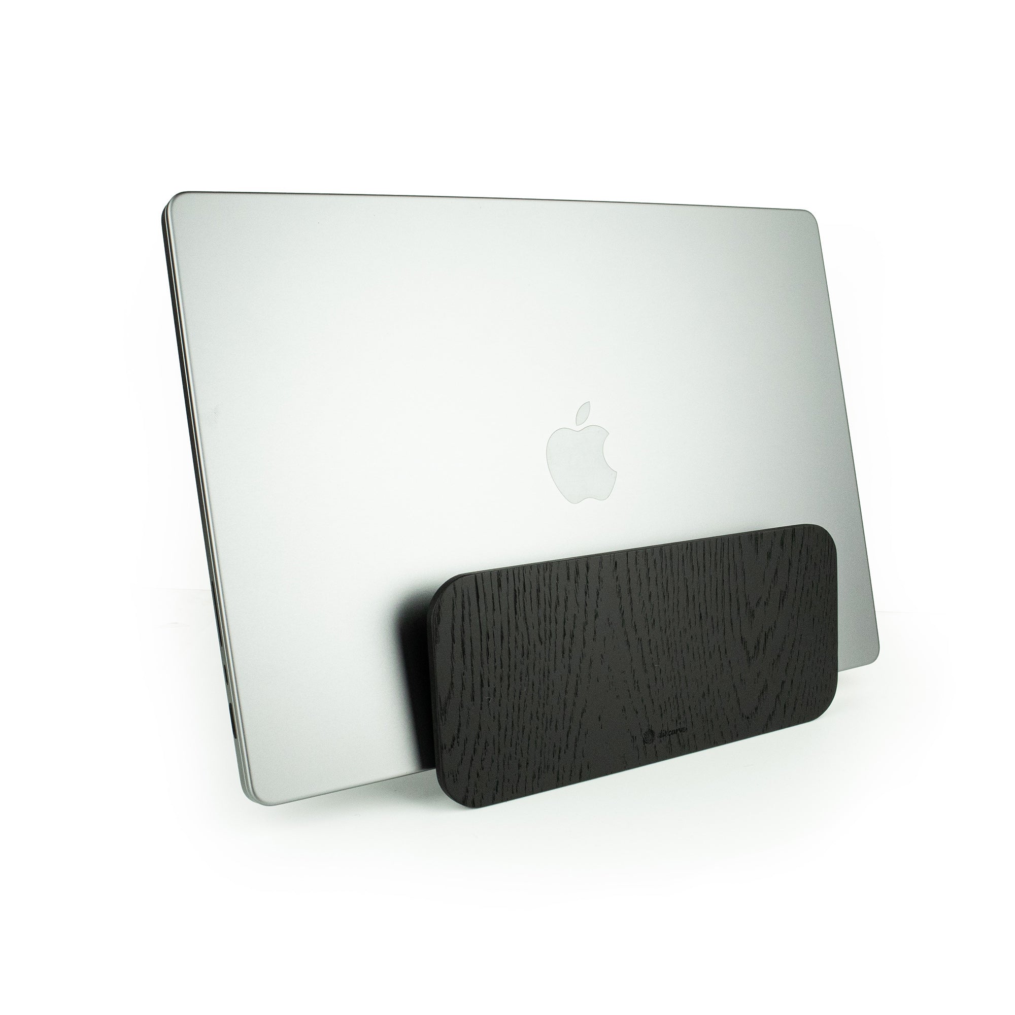 Laptophalter für Schreibtisch-Setup Schwarze Eiche