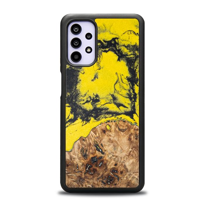 Samsung Galaxy A32 4G Handyhülle aus Harz und Holz - Borussia#ChL