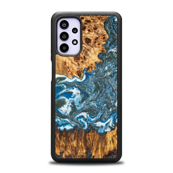 Samsung Galaxy A32 4G Handyhülle aus Harz und Holz - Synergy#E17