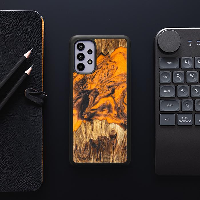 Samsung Galaxy A32 4G Handyhülle aus Harz und Holz - Synergy#E24