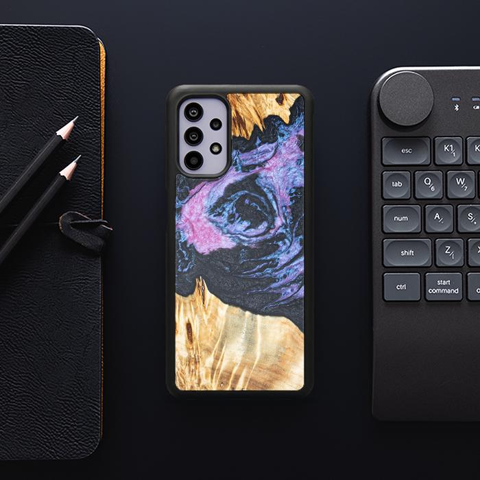 Samsung Galaxy A32 4G Handyhülle aus Harz und Holz - Synergy#F25