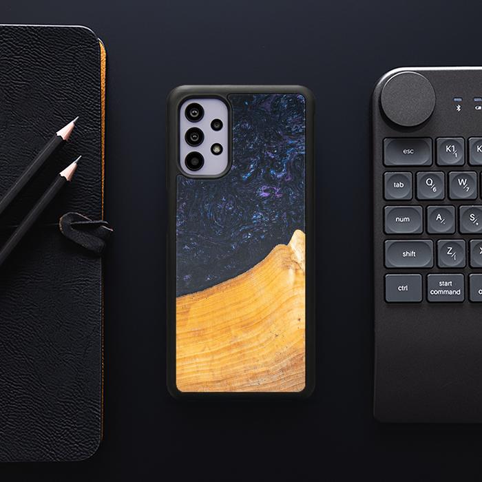 Samsung Galaxy A32 4G Handyhülle aus Harz und Holz - Synergy#F37