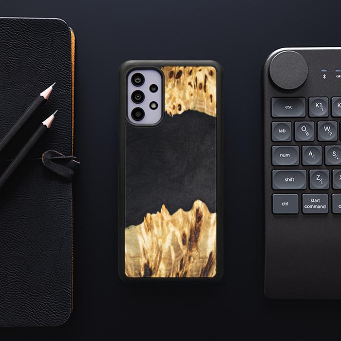 Samsung Galaxy A32 5G Handyhülle aus Harz und Holz - Synergy#E19
