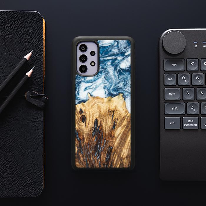 Samsung Galaxy A32 5G Handyhülle aus Harz und Holz - Synergy#E23