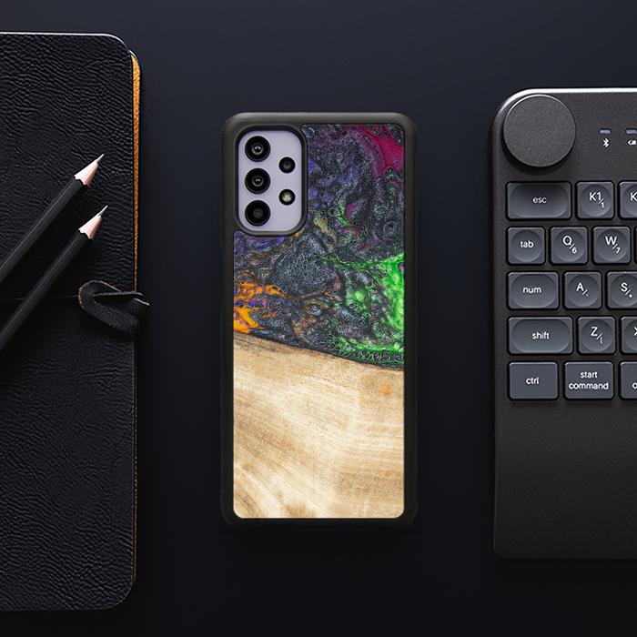 Samsung Galaxy A32 5G Handyhülle aus Harz und Holz - Synergy#F10