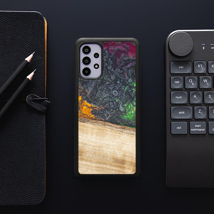 Samsung Galaxy A32 5G Handyhülle aus Harz und Holz - Synergy#F8