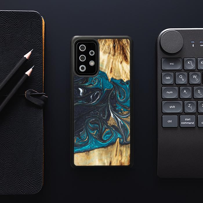 Samsung Galaxy A33 5G Handyhülle aus Harz und Holz - SYNERGY#E1