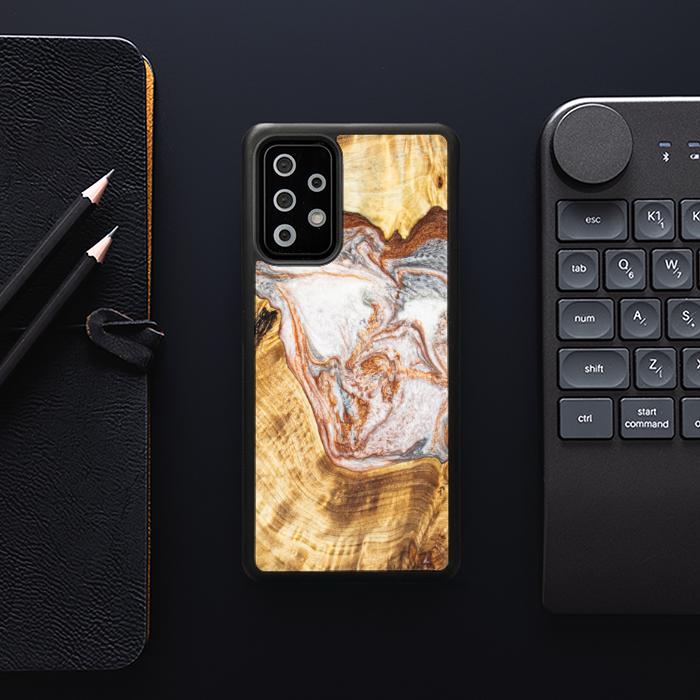 Samsung Galaxy A33 5G Handyhülle aus Harz und Holz - Synergy#E5