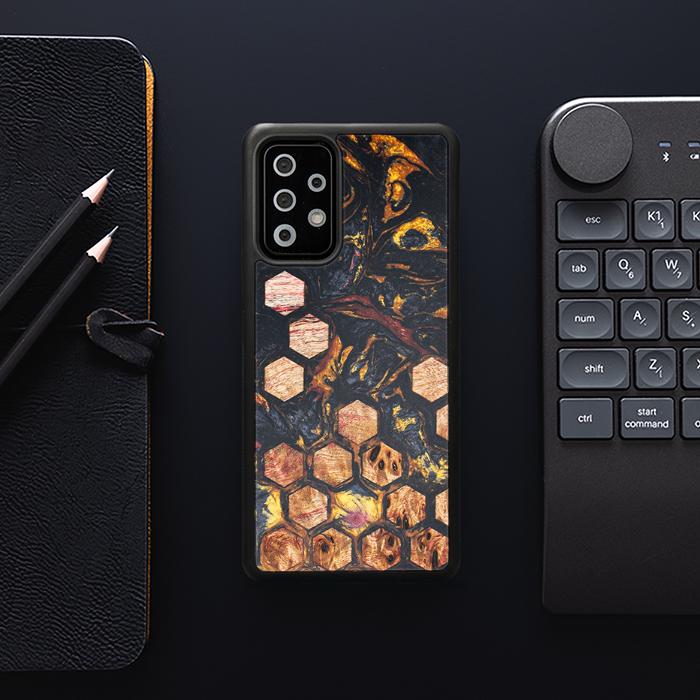 Samsung Galaxy A33 5G Handyhülle aus Harz und Holz - Synergy#F26