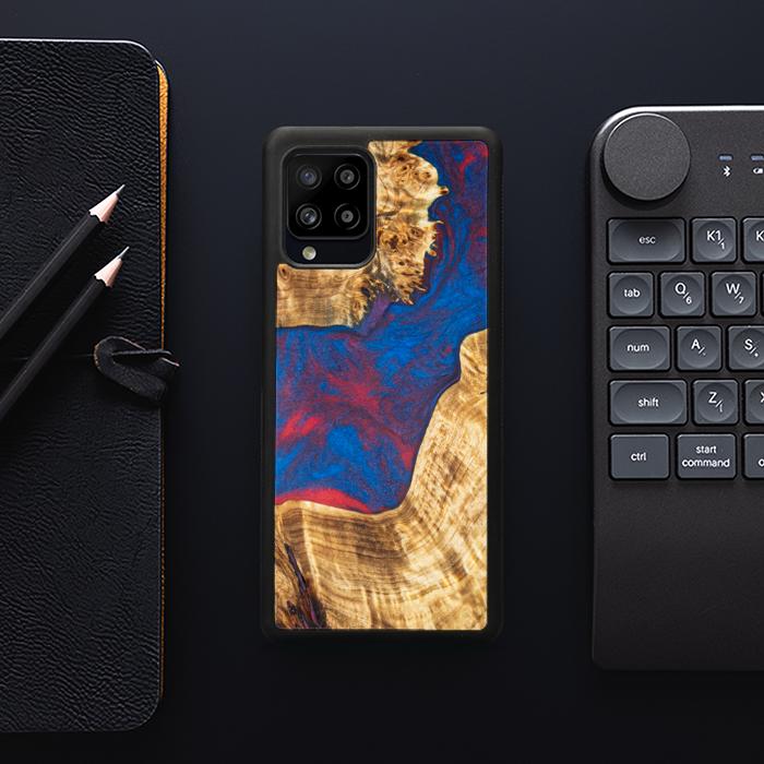 Samsung Galaxy A42 5G Handyhülle aus Harz und Holz - Synergy#E10