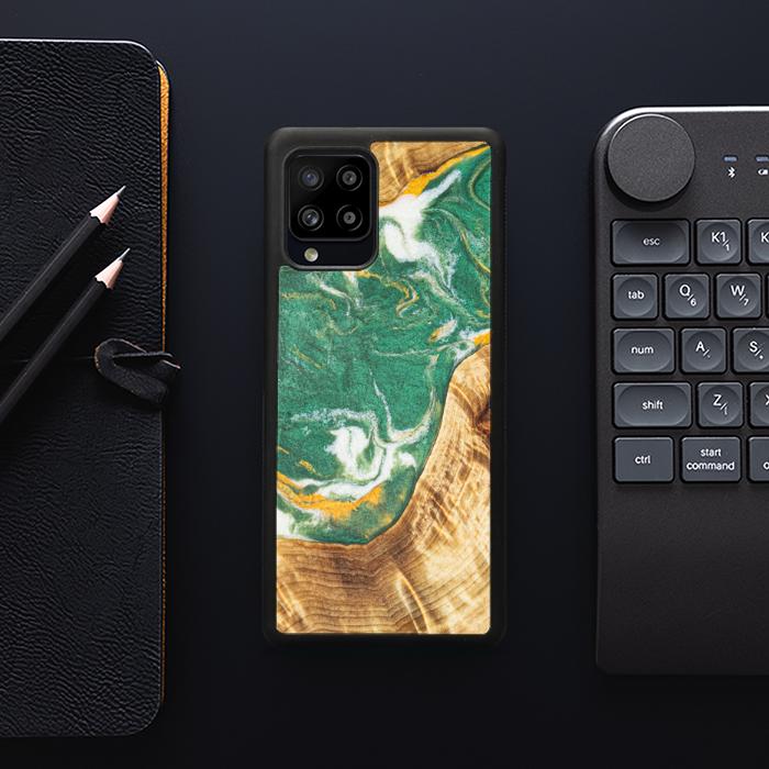 Samsung Galaxy A42 5G Handyhülle aus Harz und Holz - Synergy#E20