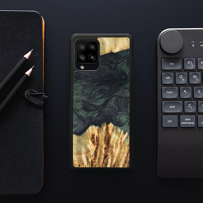 Samsung Galaxy A42 5G Handyhülle aus Harz und Holz - Synergy#E25