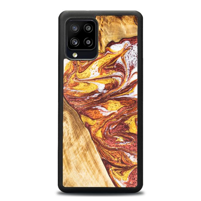 Samsung Galaxy A42 5G Handyhülle aus Harz und Holz - Synergy#E4