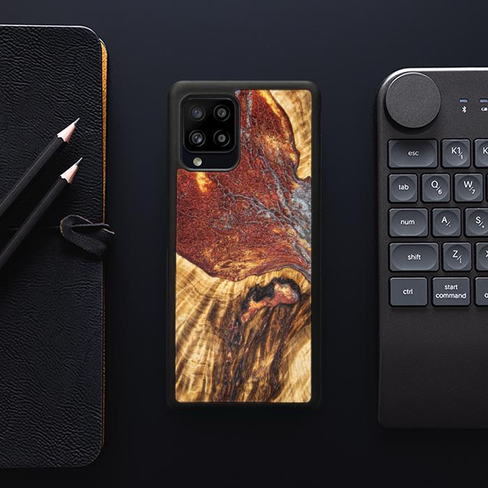 Samsung Galaxy A42 5G Handyhülle aus Harz und Holz - Synergy#E9