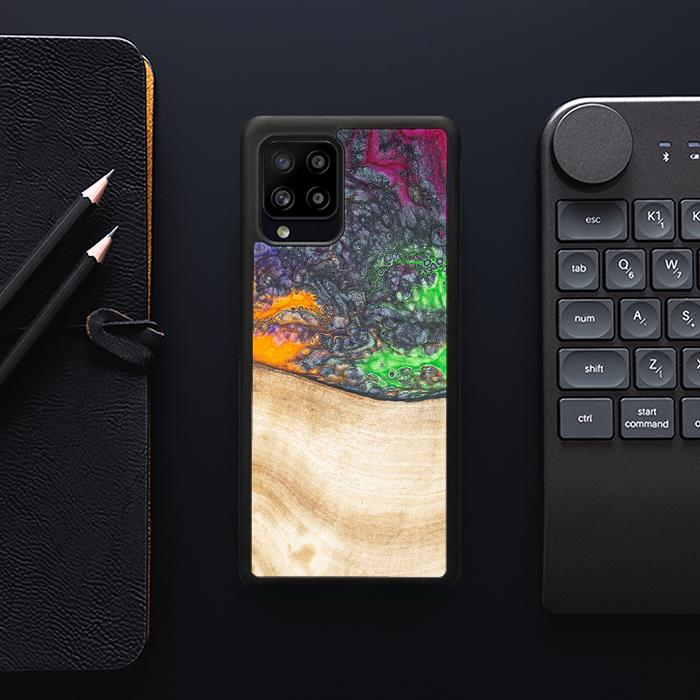 Samsung Galaxy A42 5G Handyhülle aus Harz und Holz - Synergy#F1