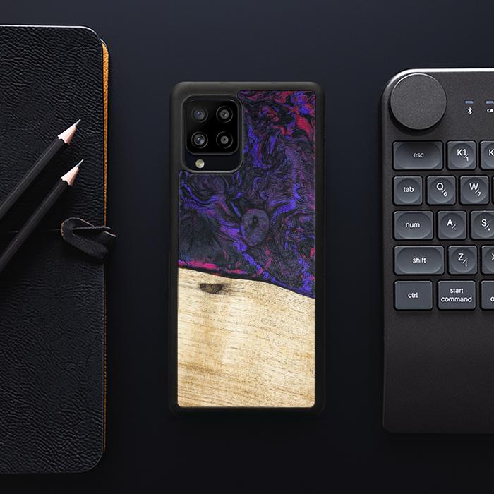 Samsung Galaxy A42 5G Handyhülle aus Harz und Holz - Synergy#F18