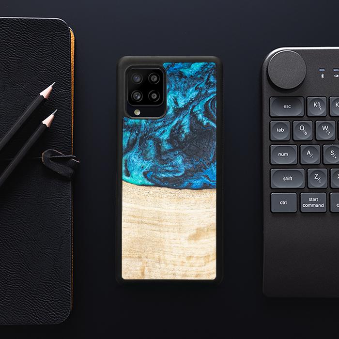 Samsung Galaxy A42 5G Handyhülle aus Harz und Holz - Synergy#F3