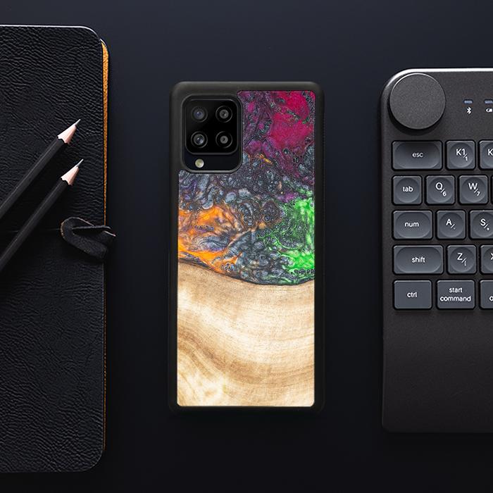 Samsung Galaxy A42 5G Handyhülle aus Harz und Holz - Synergy#F6