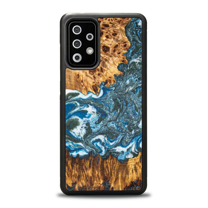 Samsung Galaxy A52 5G Handyhülle aus Harz und Holz - Synergy#E17