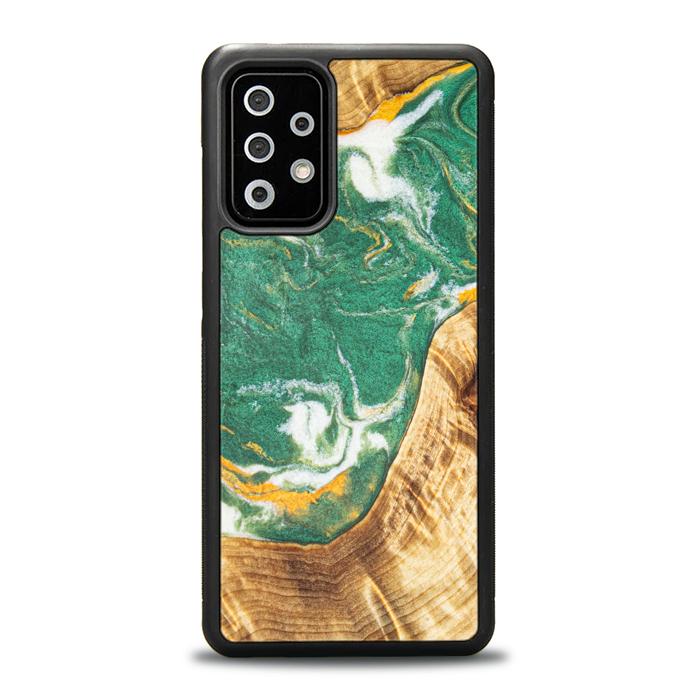 Samsung Galaxy A52 5G Handyhülle aus Harz und Holz - Synergy#E20