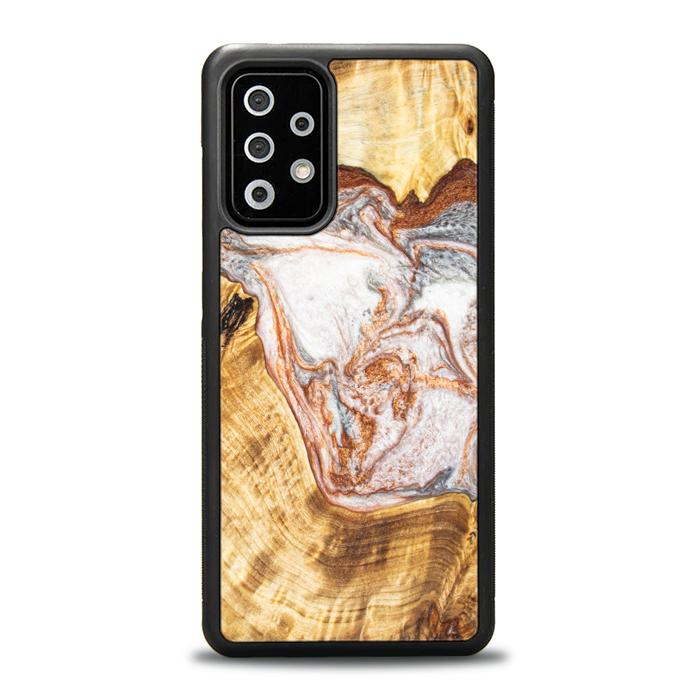 Samsung Galaxy A52 5G Handyhülle aus Harz und Holz - Synergy#E5