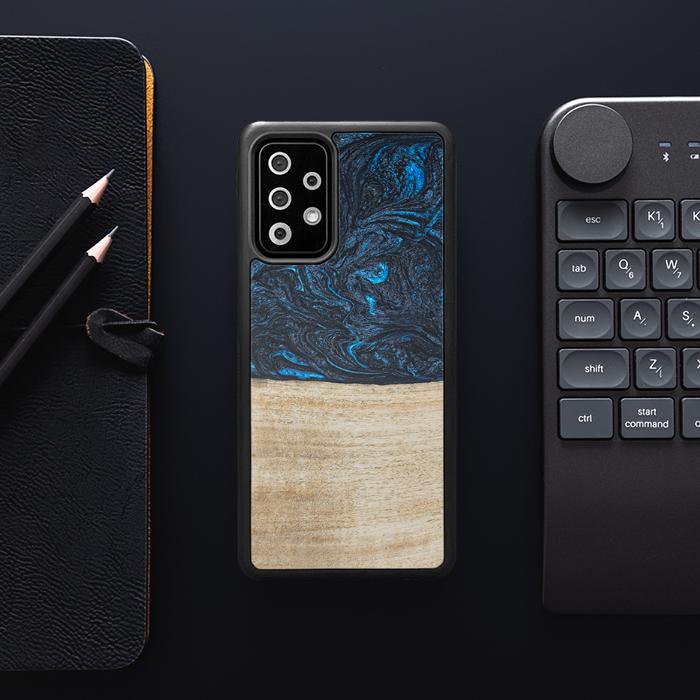 Samsung Galaxy A52 5G Handyhülle aus Harz und Holz - Synergy#F19