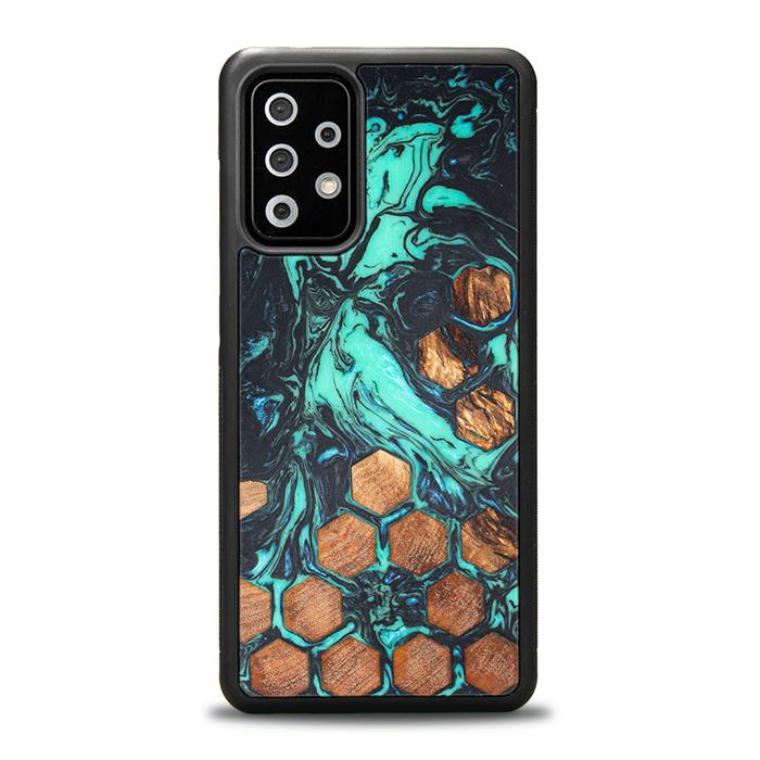 Samsung Galaxy A52 5G Handyhülle aus Harz und Holz - Synergy#F23
