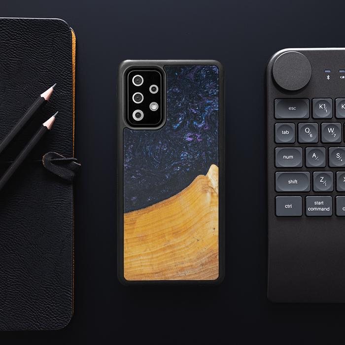 Samsung Galaxy A52 5G Handyhülle aus Harz und Holz - Synergy#F37