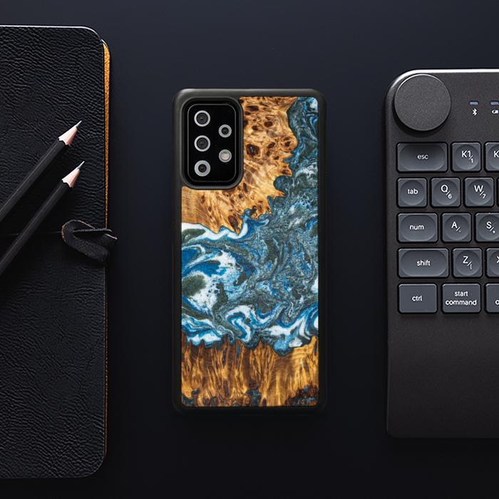 Samsung Galaxy A53 5G Handyhülle aus Harz und Holz - Synergy#E17
