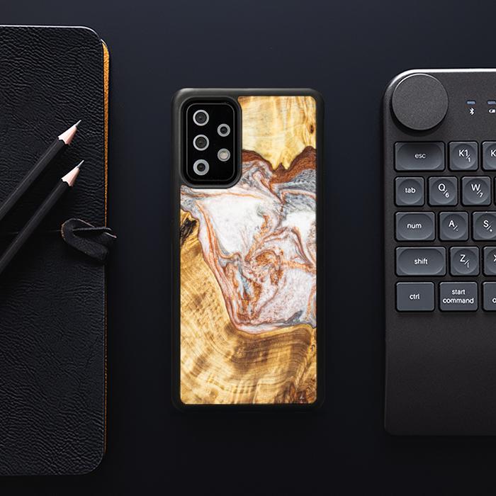 Samsung Galaxy A53 5G Handyhülle aus Harz und Holz - Synergy#E5