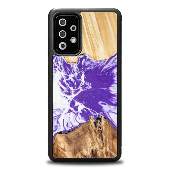 Samsung Galaxy A72 5G Handyhülle aus Harz und Holz - Synergy#A78
