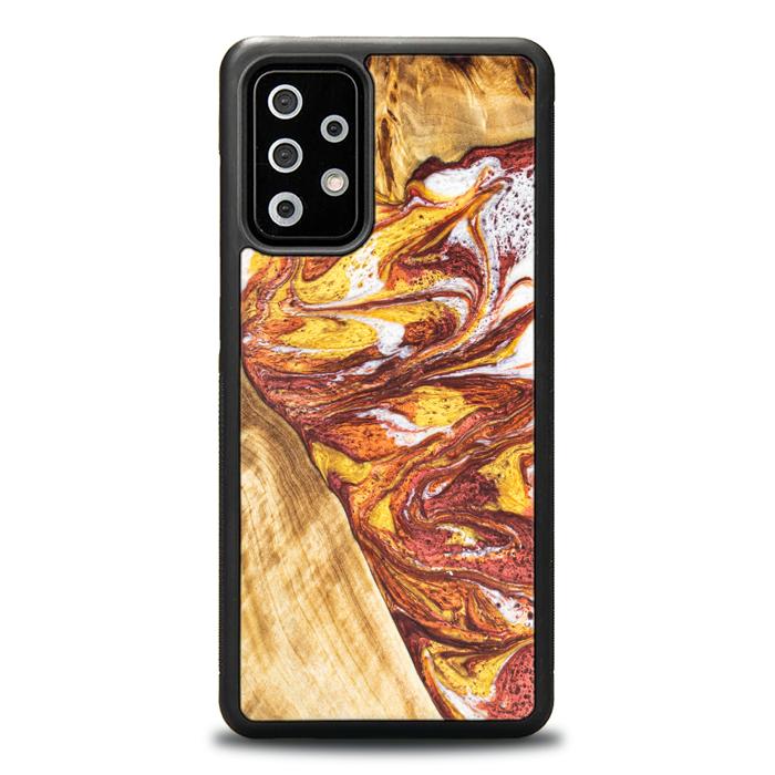 Samsung Galaxy A72 5G Handyhülle aus Harz und Holz - Synergy#E4