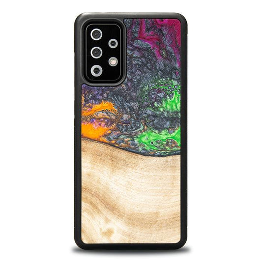 Samsung Galaxy A72 5G Handyhülle aus Harz und Holz - Synergy#F1