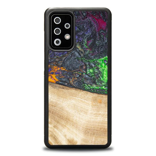 Samsung Galaxy A72 5G Handyhülle aus Harz und Holz - Synergy#F10