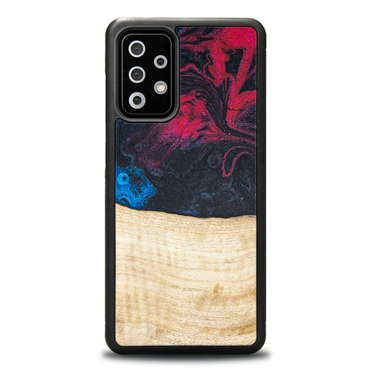 Samsung Galaxy A72 5G Handyhülle aus Harz und Holz - Synergy#F14
