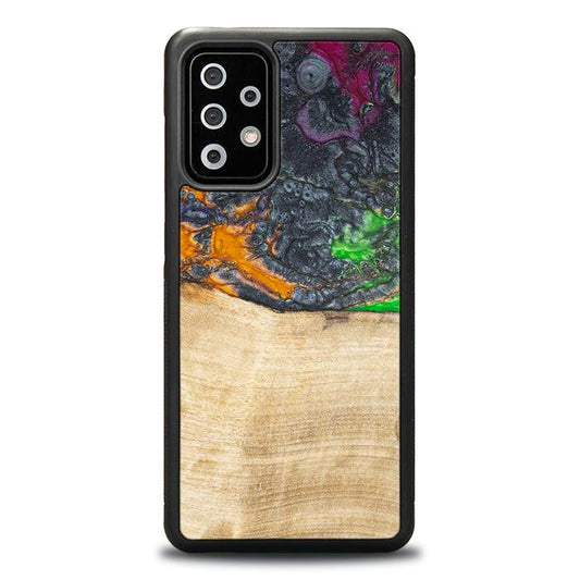 Samsung Galaxy A72 5G Handyhülle aus Harz und Holz - Synergy#F16