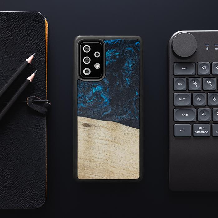 Samsung Galaxy A72 5G Handyhülle aus Harz und Holz - Synergy#F17