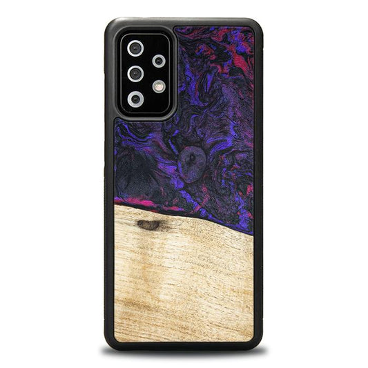 Samsung Galaxy A72 5G Handyhülle aus Harz und Holz - Synergy#F18