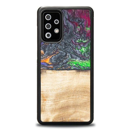 Samsung Galaxy A72 5G Handyhülle aus Harz und Holz - Synergy#F2