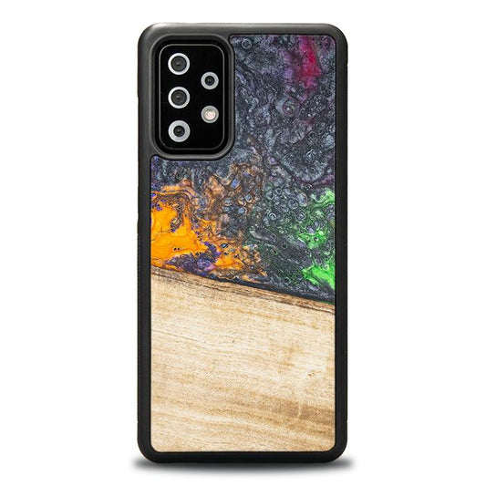 Samsung Galaxy A72 5G Handyhülle aus Harz und Holz - Synergy#F20