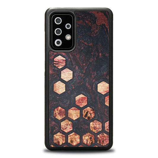 Samsung Galaxy A72 5G Handyhülle aus Harz und Holz - Synergy#F27
