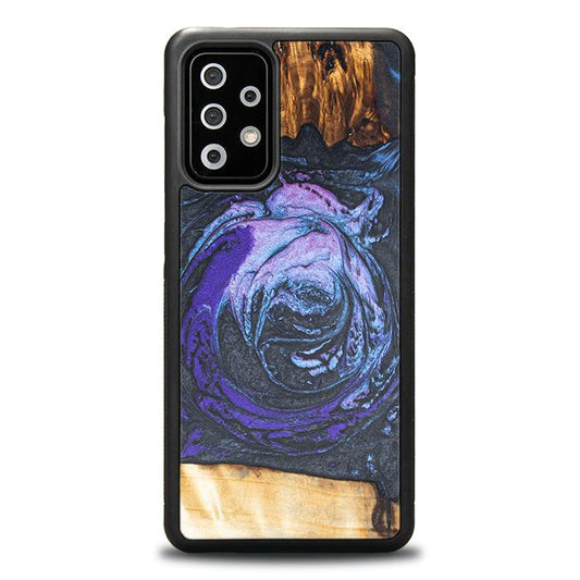 Samsung Galaxy A72 5G Handyhülle aus Harz und Holz - Synergy#F34