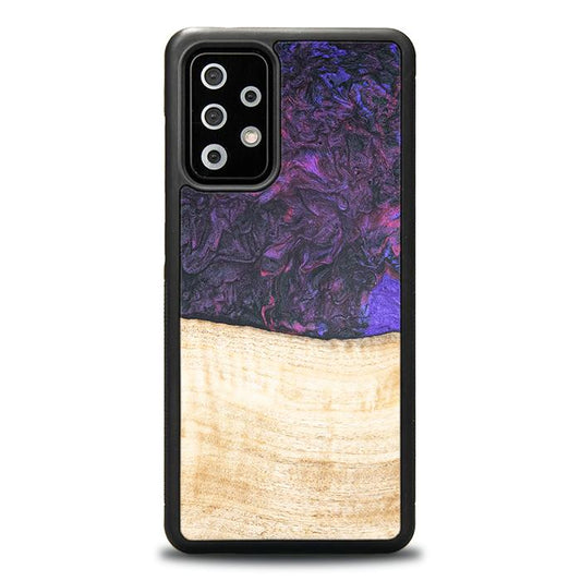Samsung Galaxy A72 5G Handyhülle aus Harz und Holz - Synergy#F4