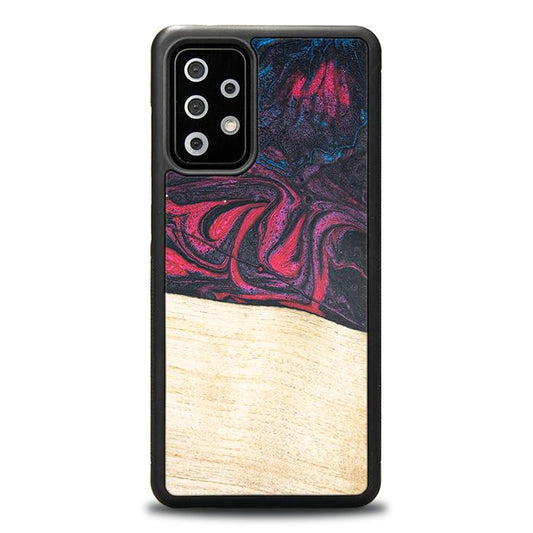 Samsung Galaxy A72 5G Handyhülle aus Harz und Holz - Synergy#F5