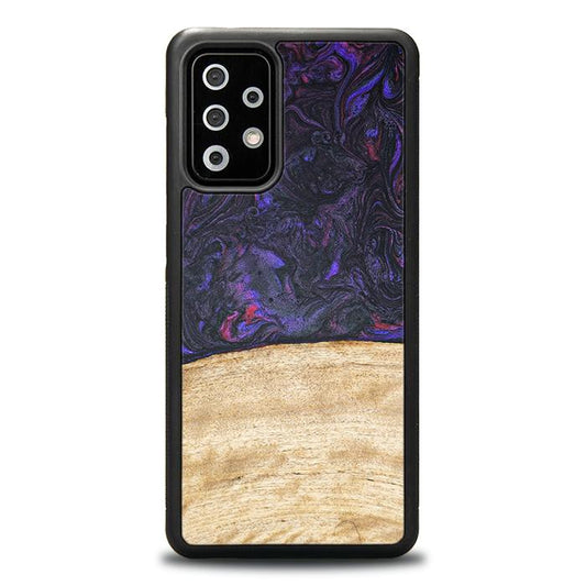 Samsung Galaxy A72 5G Handyhülle aus Harz und Holz - Synergy#F7
